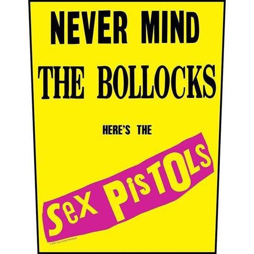 Sex Pistols - Never Mind the Bollocks - Backpatch off. merch, Verzamelen, Muziek, Artiesten en Beroemdheden, Kleding, Nieuw, Ophalen of Verzenden