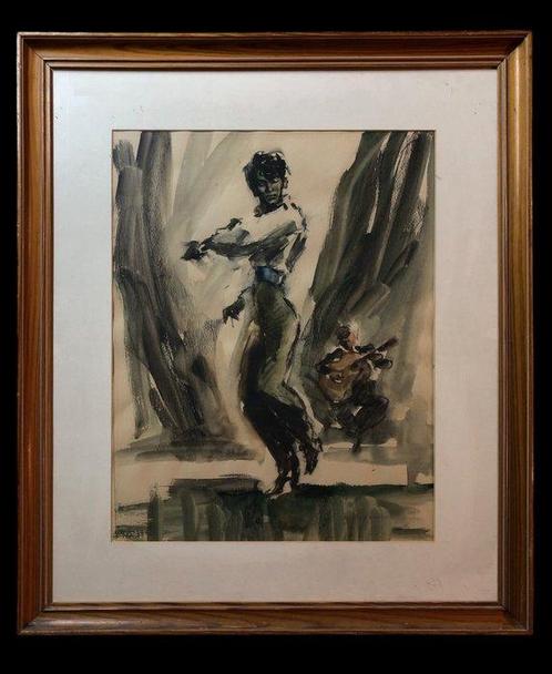 Pere Clapera i Argelaguer (1906-1984) - Manolo Vargas,, Antiek en Kunst, Kunst | Schilderijen | Klassiek