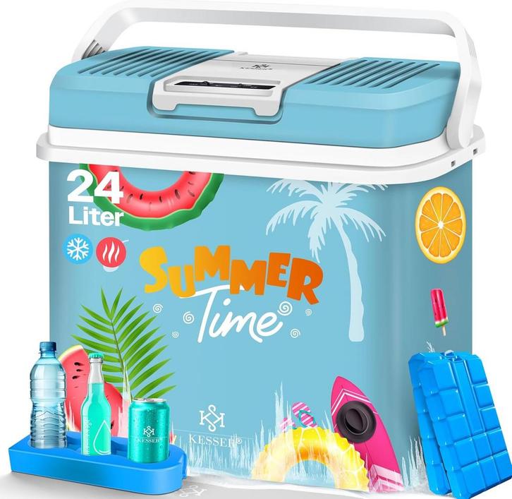 Koelbox Elektrisch – 12V en 230 volt - Coolbox - Frigobox -, Caravans en Kamperen, Koelboxen, Zo goed als nieuw, Verzenden