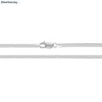 Zilveren slang ketting 50 cm 1.9 mm, Verzenden, Nieuw, Zilver