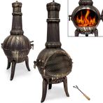 Tuinhaard Chimenea – Gietijzeren 28 kg – Zwart, Tuin en Terras, Verzenden, Nieuw