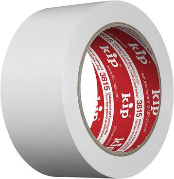 Kip 3815 PVC Dansvloer Tape 50mm x 33m Mat Wit