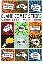 Comic Book: Blank Comic Strips: Make Your Own Comics With, Boeken, Hobby en Vrije tijd, Gelezen, Blank Books Journals, Verzenden