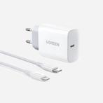 UGREEN 20W PD Snellader USB-C met Apple Lightning kabel, Verzenden, Nieuw