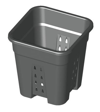 Kweekpot met ventilatiegaten 7 L, 20x20x25 cm, Tuin en Terras, Kweekspullen, Ophalen of Verzenden