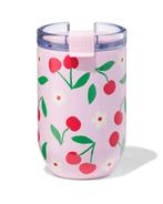 HEMA Koffiebeker to go 350ml rvs kersen, Verzenden, Nieuw