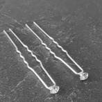 PaCaZa - Zilverkleurige Hairpins - Fonkelende kristal - 5..., Nieuw, Ophalen of Verzenden
