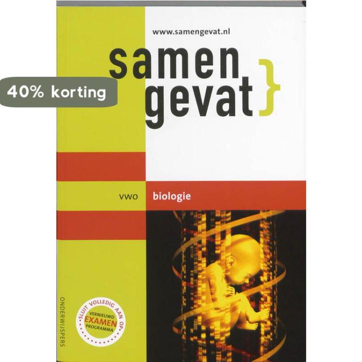 Samengevat Biologie Vwo 9789006073775 A.N. Leegwater, Boeken, Schoolboeken, Gelezen, Verzenden