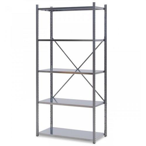 G3 Legbordstelling 200x100x40 cm, gebruikt - Aanbouwsectie, Zakelijke goederen, Kantoor en Winkelinrichting | Magazijn, Stelling en Opslag