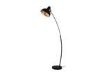 EGLO Jaafra Vloerlamp - E27 - 158 cm - Zwart, Goud, Huis en Inrichting, Verzenden, Zo goed als nieuw