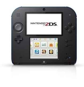 Nintendo 2DS Console - Zwart/Blauw (3DS Console)