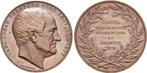 Brons medaille 1878 Schweden: Oskar Ii, 1872-1905:, Postzegels en Munten, Penningen en Medailles, Verzenden