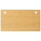 vidaXL Bureaublad 100x60x2,5 cm bamboe, Verzenden, Nieuw
