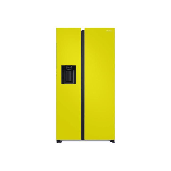 €1949 Samsung RS68A GEEL Amerikaanse koelkast Vrijstaand F, Witgoed en Apparatuur, Koelkasten en IJskasten, Met aparte vriezer