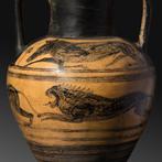 Etruscan Aardewerk Funeraire nekamfora met Chimera en Achlae