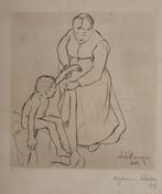Suzanne Valadon (1865-1938) - Grand-mère et enfant (Utrillo