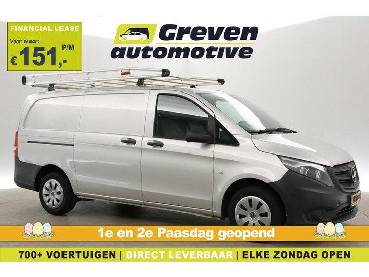 Mercedes-Benz Vito CDI Lang 140PK | Airco | Cruise |, Auto's, Bestelauto's, Handgeschakeld, Diesel, Zilver of Grijs, Mercedes-Benz