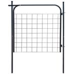 vidaXL Tuinpoort 100x100 cm antraciet, Verzenden, Nieuw
