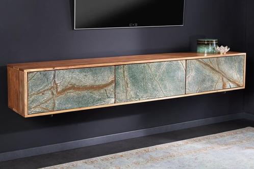 Massief houten TV-lowboard MOUNTAIN SOUL 160cm hangend echt, Huis en Inrichting, Kasten | Televisiemeubels, Ophalen of Verzenden