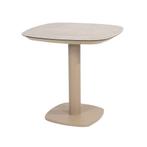 4 Seasons Manolo bistro tuintafel 75x75 cm keramiek - latte, Verzenden, Nieuw