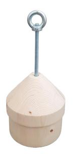 Houten klos tbv 180mm flexibel rookkanaal, Huis en Inrichting, Ophalen of Verzenden, Nieuw, Hout, Vrijstaand