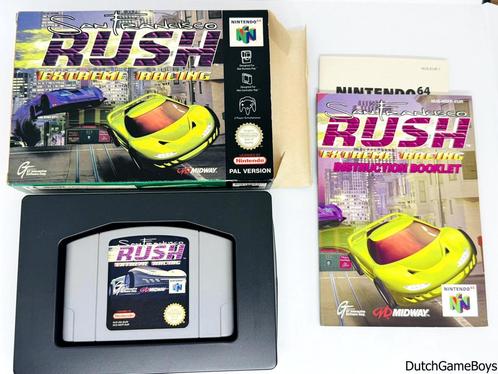 Nintendo 64 / N64 - San Francisco Rush - Extreme Racing - EU, Spelcomputers en Games, Games | Nintendo 64, Gebruikt, Verzenden