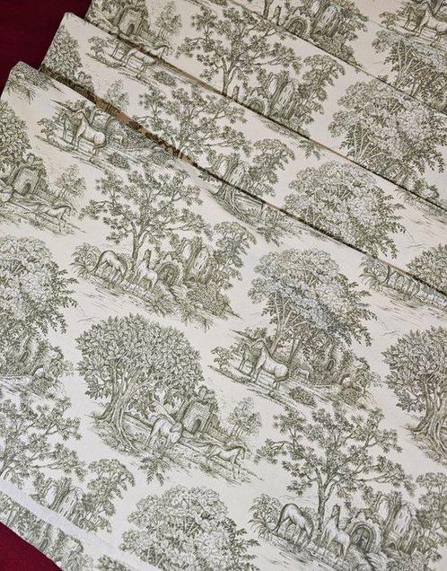 Tessuto Toile de Jouy Originale Country- 300x280cm -, Antiek en Kunst, Antiek | Kleden en Textiel