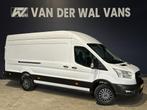 Ford Transit 2.0 TDCI 130pk L4H3 Jumbo Euro6 Airco | Camera, Stof, Gebruikt, Wit, Dealer onderhouden