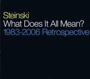 cd digi - Steinski - What Does It All Mean? (1983-2006 Re..., Cd's en Dvd's, Cd's | Overige Cd's, Zo goed als nieuw, Verzenden