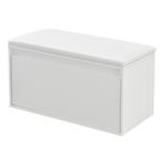 Opbergbank schoenenkast met lade 80x39x45 cm wit, Huis en Inrichting, Kasten | Schoenenkasten, Nieuw, Verzenden