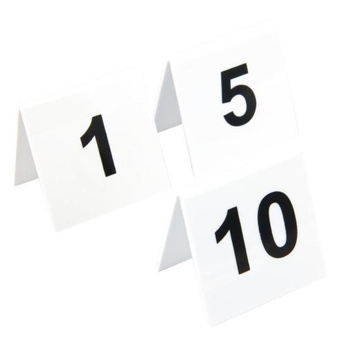 Olympia plastic tafelnummers 1-10, Huis en Inrichting, Keuken | Bestek, Verzenden