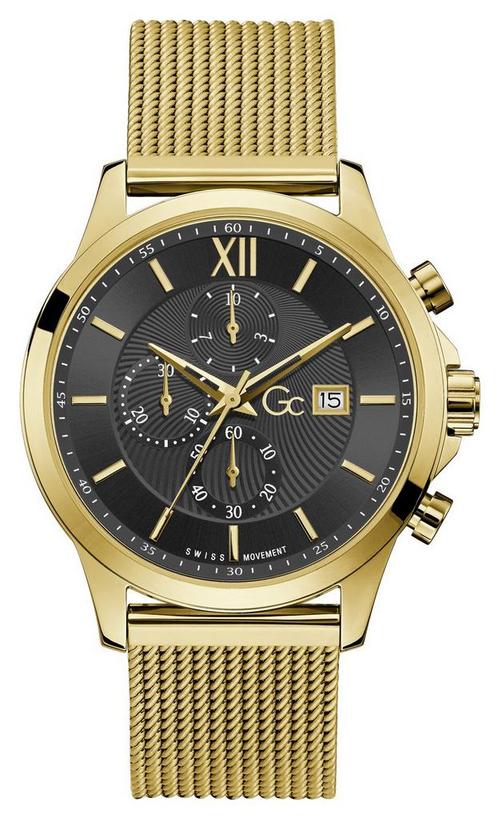 Gc Guess Collection Y27008G2MF Executive heren horloge 44 mm, Sieraden, Tassen en Uiterlijk, Horloges | Heren, Staal, Nieuw, Staal
