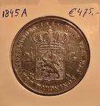 Nederland. Wilhelm II. 2 1/2 Gulden 1845 (Zonder