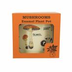 Gift Republic Paddenstoelen - Emaille Bloempot (Gadgets)