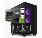 Gaming PC i5-14400F 32GB 1TB NVMe RTX 5060 8GB W11pro, I5-11400, 32 GB, Virtual Reality, Nieuw