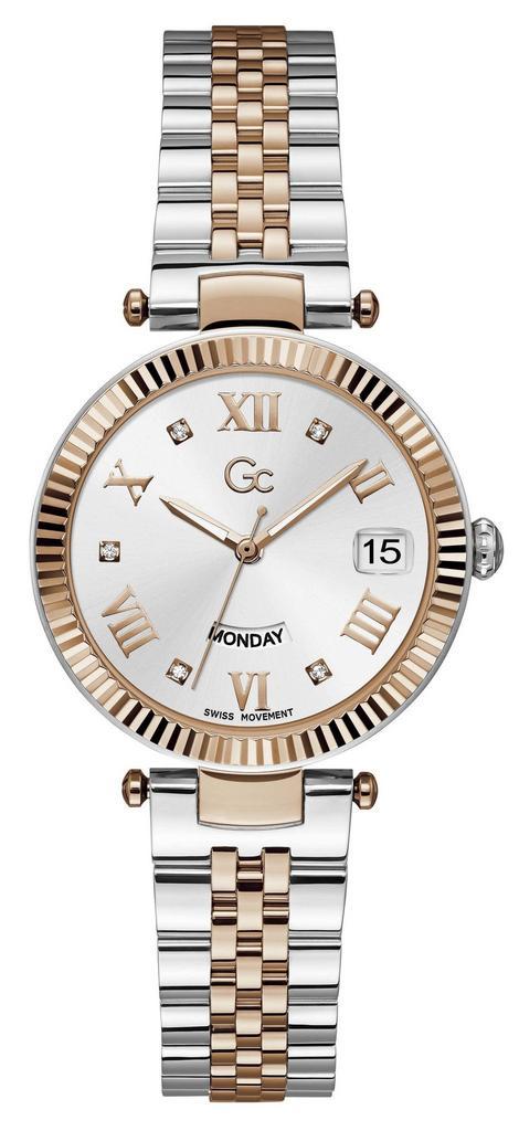 Gc Flair Z01003L1MF dameshorloge, Sieraden, Tassen en Uiterlijk, Horloges | Dames, Staal, Nieuw, Staal, Overige merken, Polshorloge