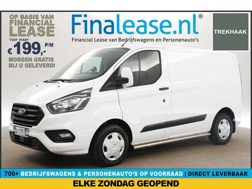 Ford Transit Custom 2.0 TDCI L1H1 Airco Cruise Trekh €199pm, Auto's, Bestelauto's, Lease, Handgeschakeld, Diesel, Ford, Wit, Verzenden