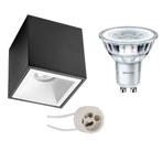 Voordeelset: Opbouwspot Set - Pragmi Cliron Pro - GU10, Metaal of Aluminium, Nieuw, Ophalen of Verzenden, Led