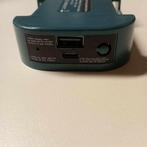 Batterij adapter voor op de makita accu  18 V voor laden usb, Verzenden, Gebruikt