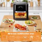 Airfryer oven XXL - heteluchtfriteuse - 12L - 1700W - Zwart, Witgoed en Apparatuur, Verzenden, Nieuw