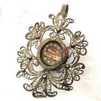 Reliekhouder - Zilver - 1700-1750 - Ex Pallio St Joseph Sp, Antiek en Kunst