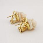 Koraal - Argento 925 - Oorbellen, Antiek en Kunst