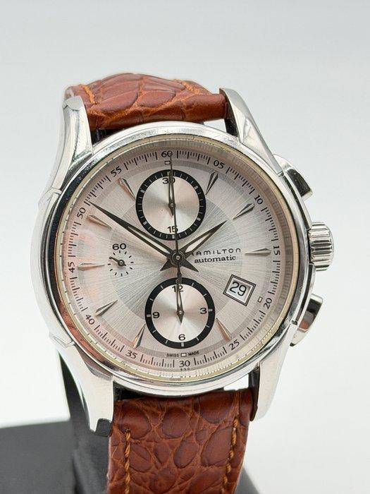 Hamilton - jazzmaster chronograph automatic - h326160 -, Sieraden, Tassen en Uiterlijk, Horloges | Heren