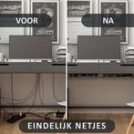 Tweedekans | Stilemo Kabelgoot Bureau 2 Delig - Cable, Huis en Inrichting, Bureaus, Ophalen of Verzenden, Zo goed als nieuw