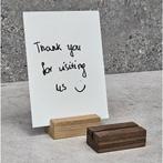 HOCHO Eikenhouten Kaartenhouder 60x30x20 mm – Stijlvol en., Huis en Inrichting, Ophalen of Verzenden, Nieuw