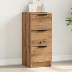 vidaXL Dressoir 30x30x70 cm bewerkt hout artisanaal, Verzenden, Nieuw, Overige houtsoorten