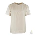 Airfield • beige t-shirt Lavina • 42, Kleding | Dames, Tops, Verzenden, Beige, Maat 42/44 (L), Nieuw