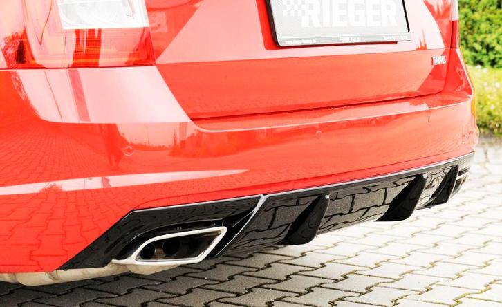 Rieger diffuser | Octavia RS (5E): 06.13-01.17 (tot Facelift, Auto-onderdelen, Carrosserie en Plaatwerk, Nieuw, Skoda, Verzenden