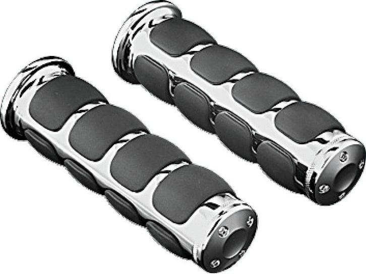 Kuryakyn Metric ISO Grips Chrome - 6235, Auto-onderdelen, Interieur en Bekleding, Ophalen of Verzenden