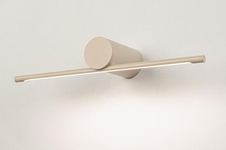 Rietveld Wandlampen - Beige, Zand - Metaal, Aluminium, Huis en Inrichting, Lampen | Wandlampen, Verzenden
